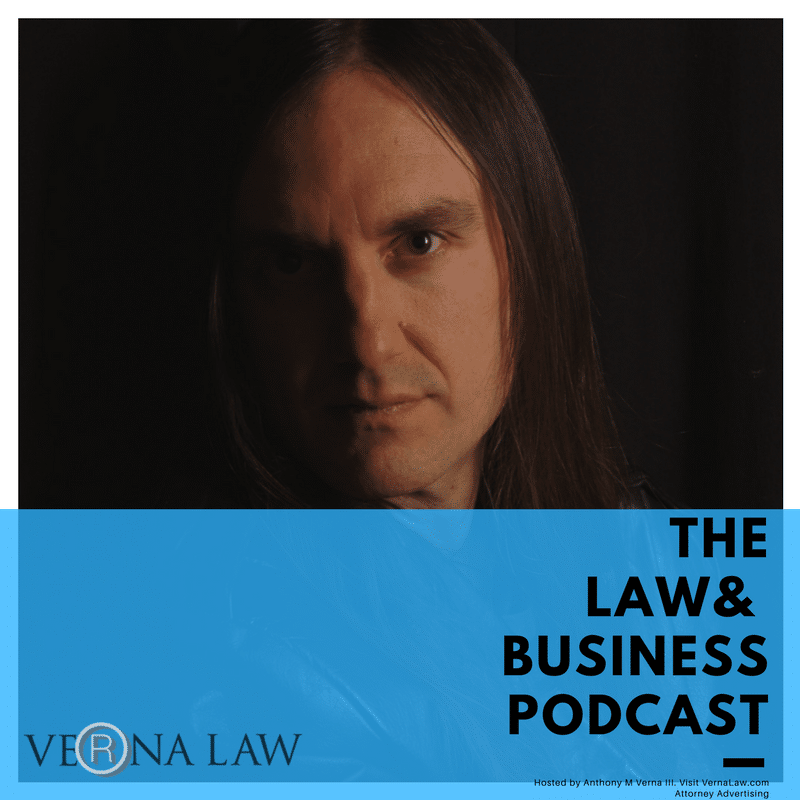 J Thorn on the Law & Business Podcast coverart