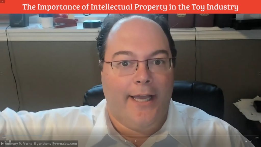 Video Blog 25: Intellectual Property is Still Important in the Toy Industry